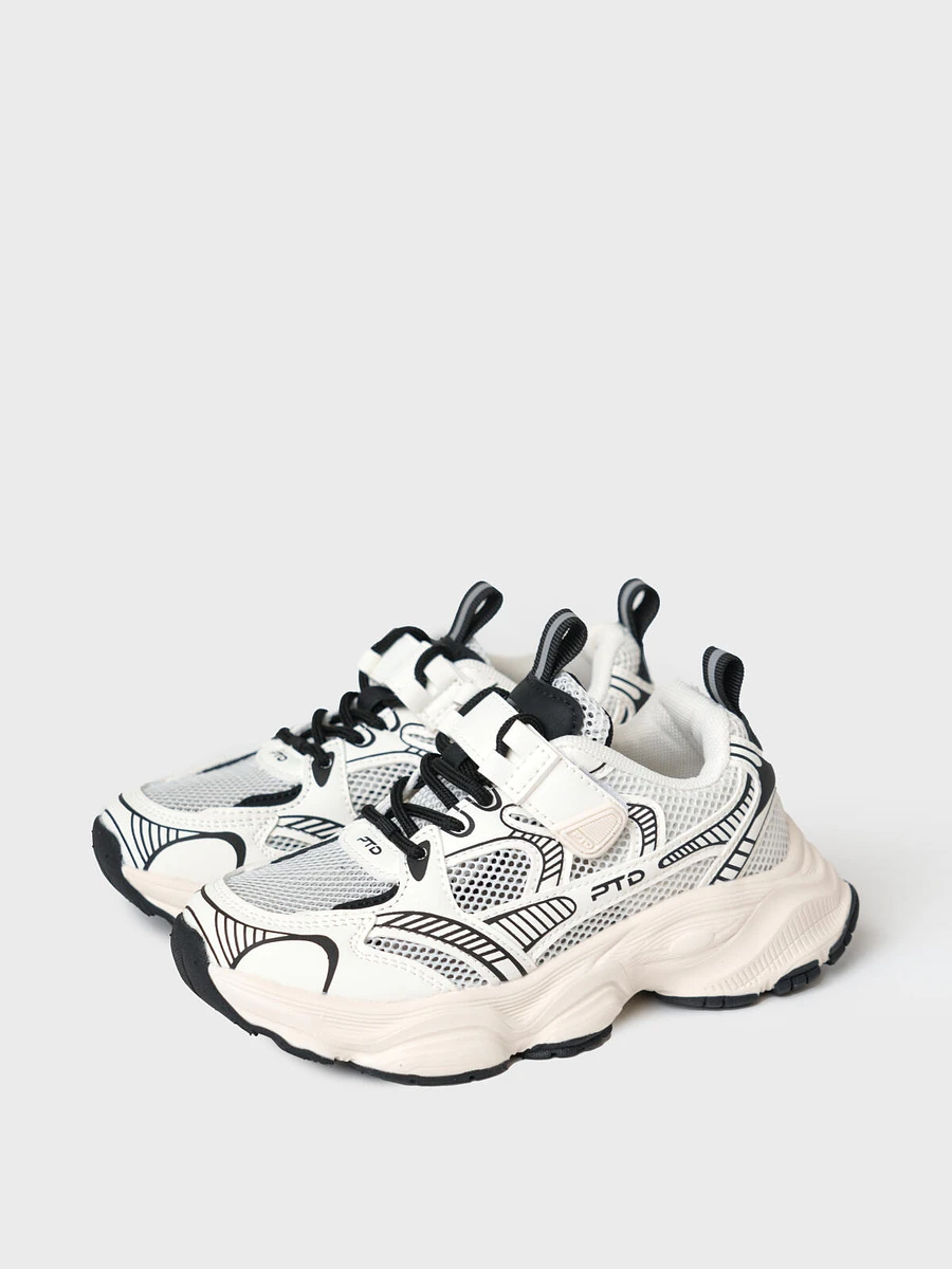 

Полуботинки, Белый;черный