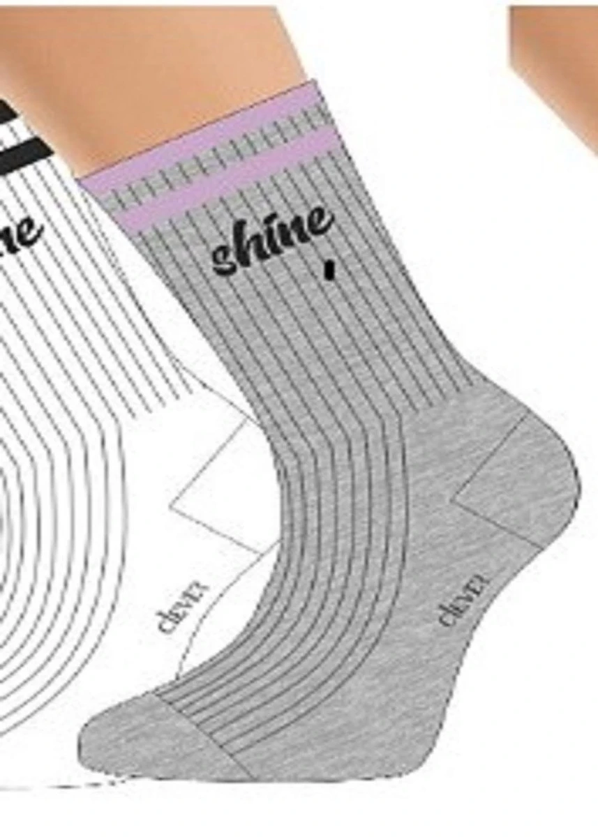 

Носки, Меланж серый