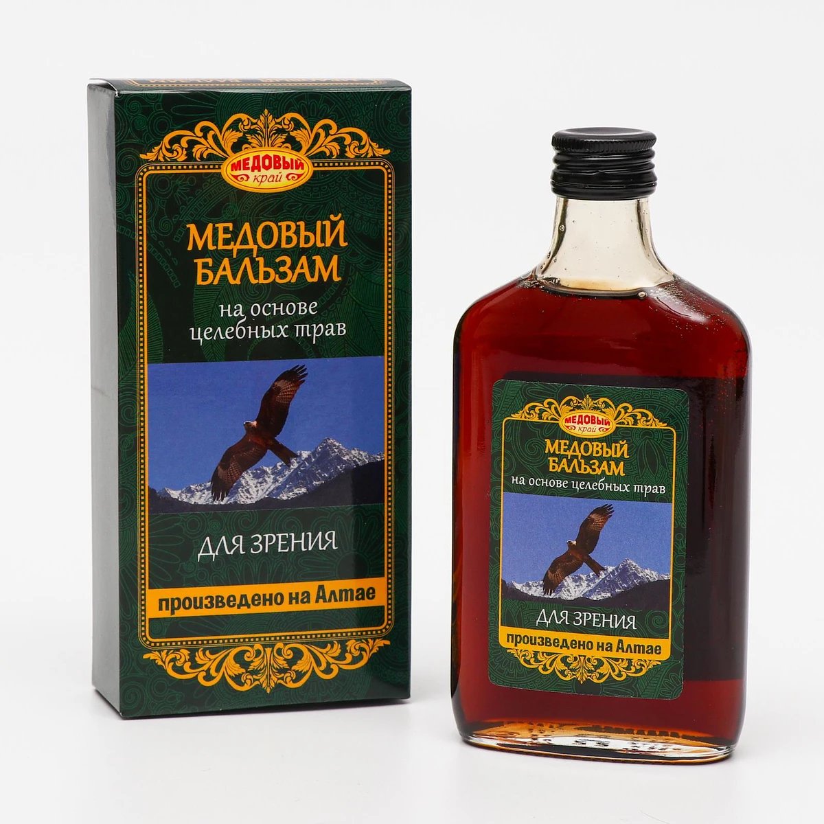 

Безалкогольный алтайский медовый бальзам на травах для зрения, 250 мл