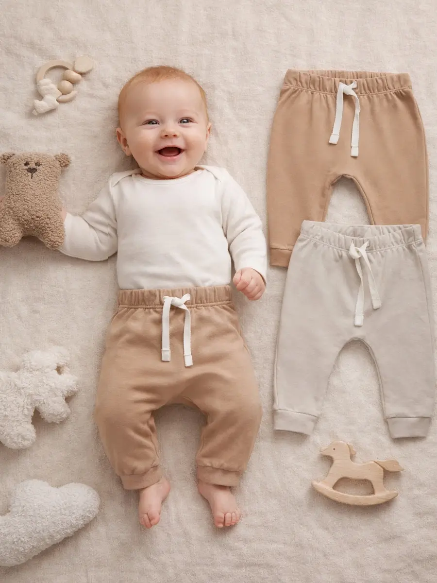 

Ползунки детские (2шт.), Бежевый;серо-коричневый +бежевый