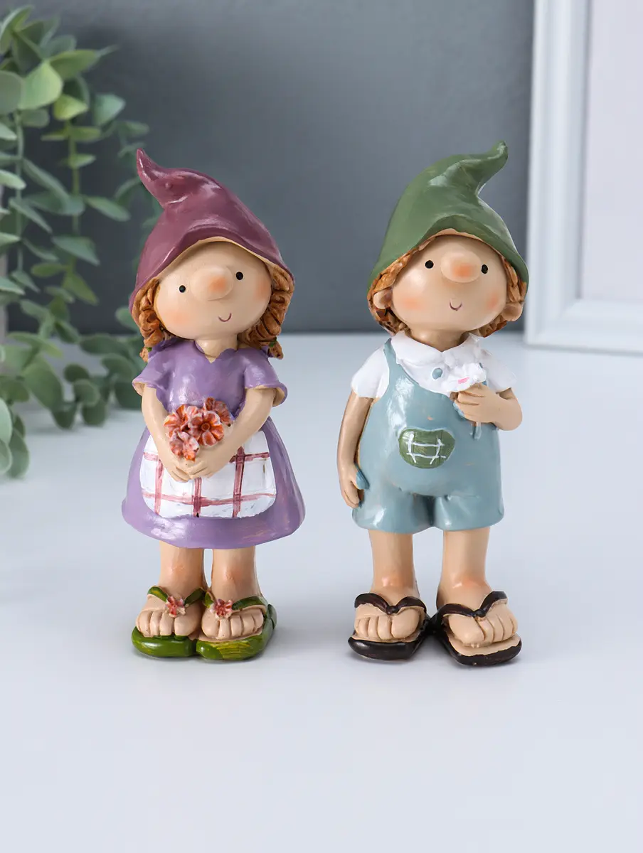 

Набор фигурок 2 шт. полистоун, Разноцветный