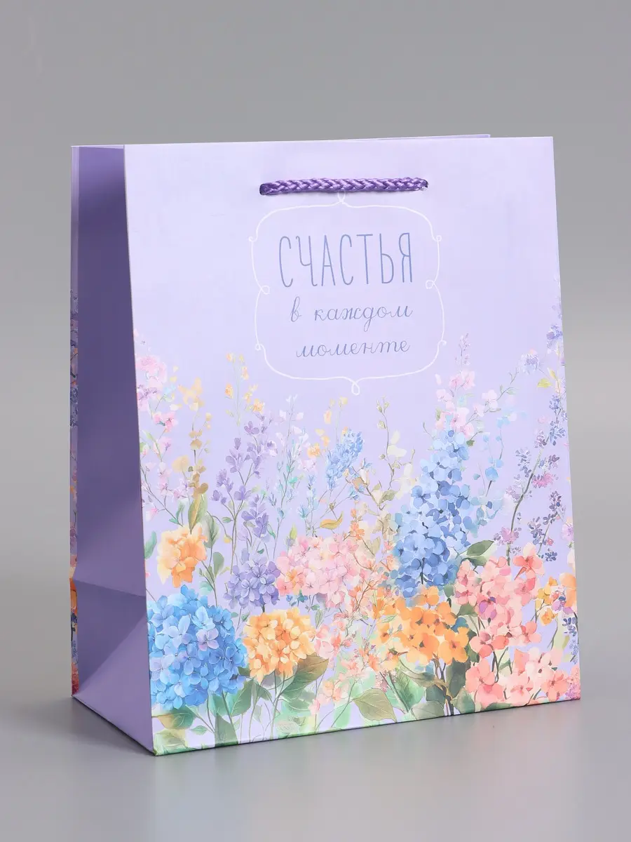 

Пакет подарочный ламинированный