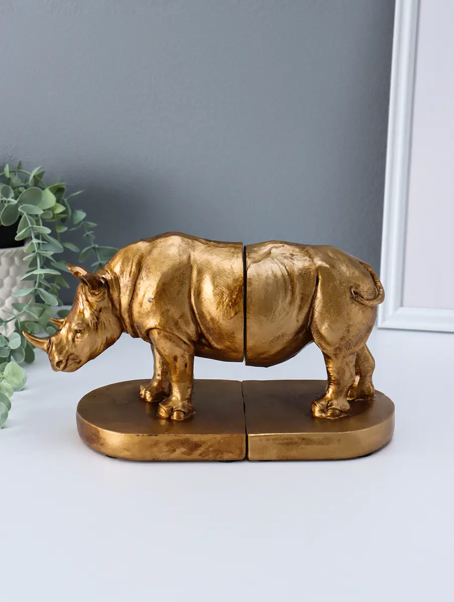 

Держатель - подставка для книг полистоун, Золотистый