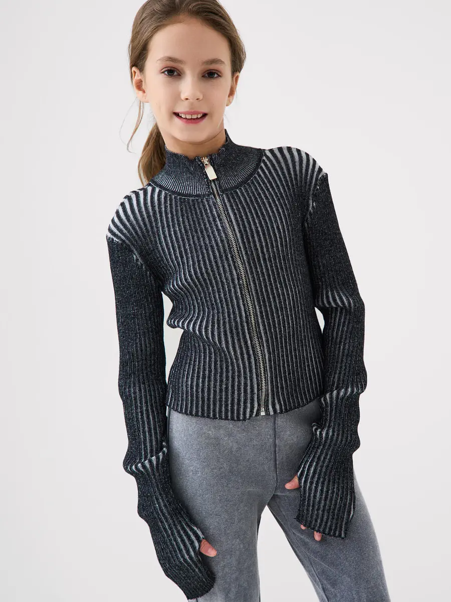 

Кардиган трикотажный, Темно-серый