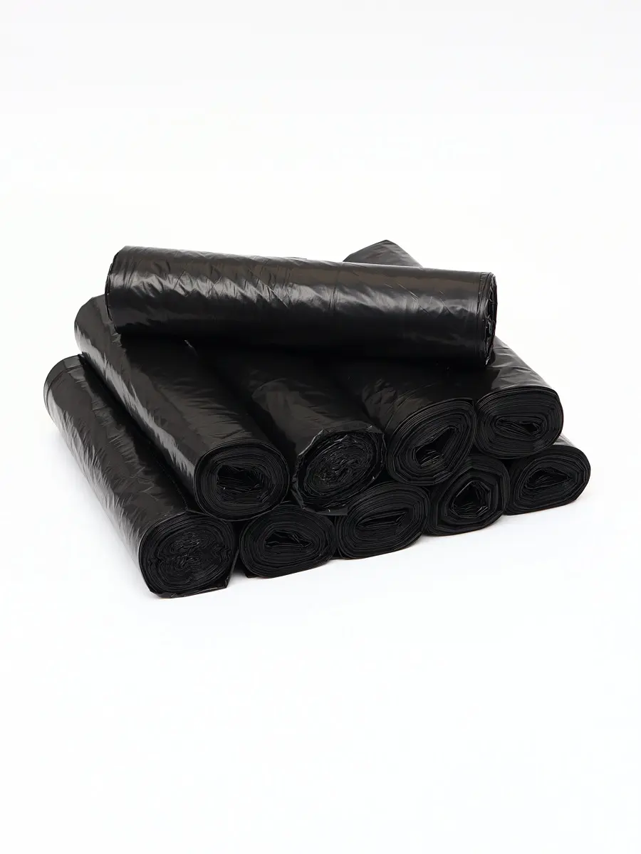 

Мешки для мусора 240 л , пвд, 40 мкм, 100 шт в рул, 86х120 см, цвет черный