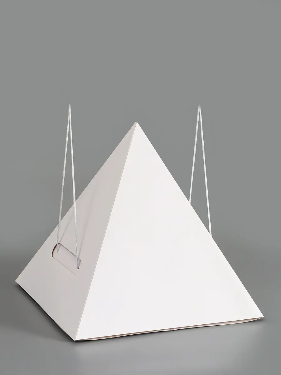 

Коробка пирамида на 4 яруса для кейтеринга, закусок и фуршета 30×30×35 см, Белый