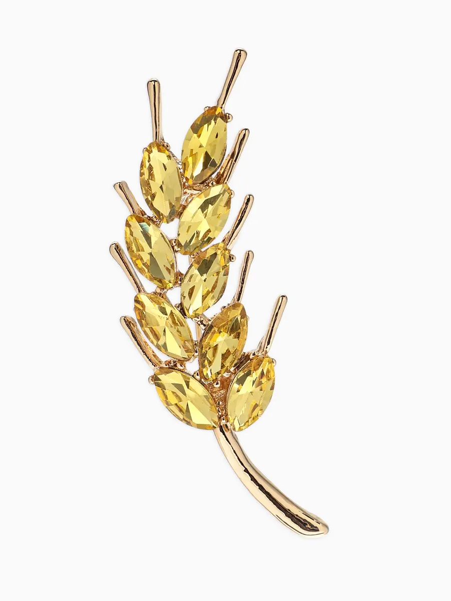 

Брошь маленькая, Желтый