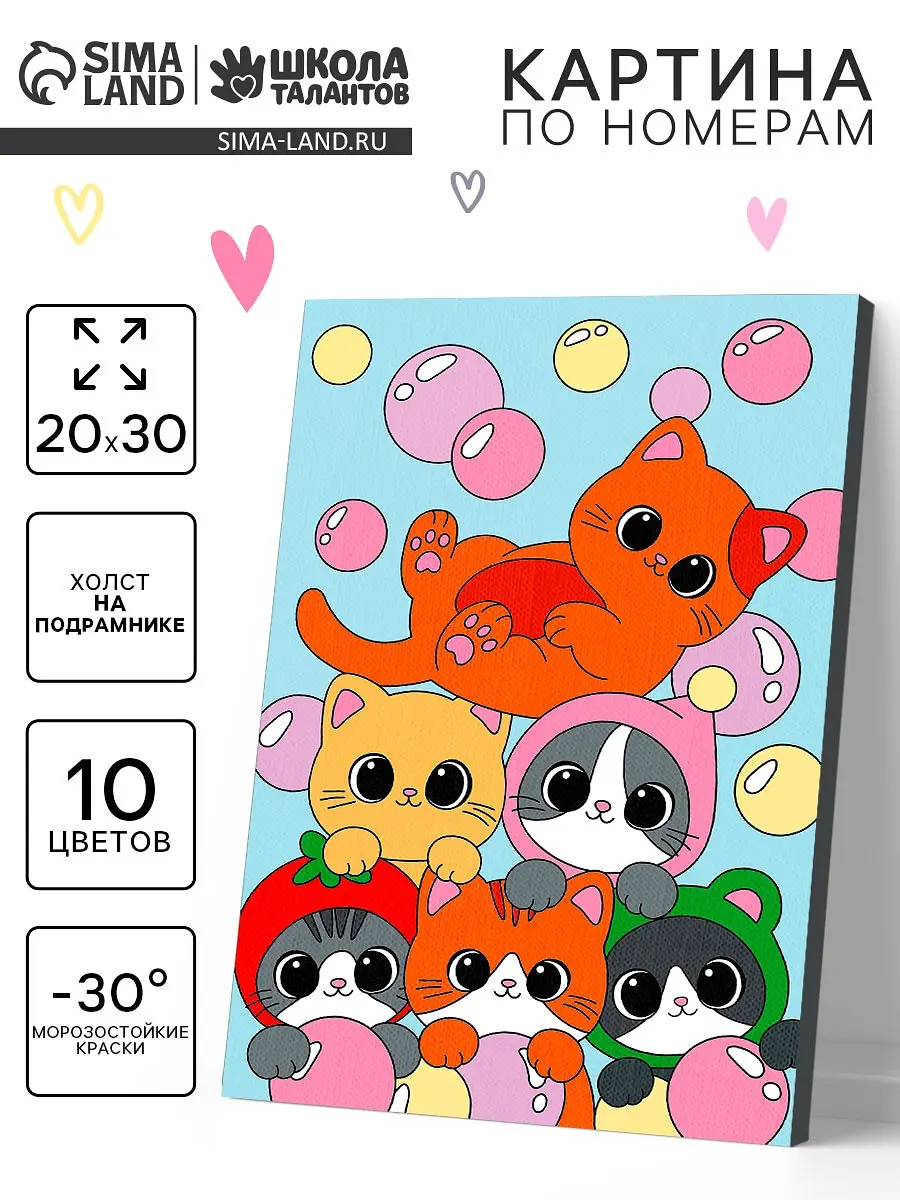 

Картина по номерам на холсте с подрамником