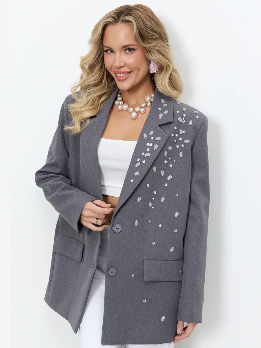 

Пиджак, Темно-серый