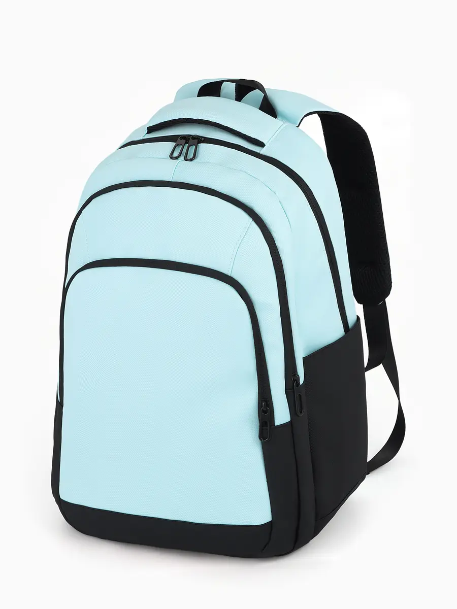 

Рюкзак, 31*14,5*45 см, 2 отд 3н/карм, комби, водонепрон. дно, голубой/черн