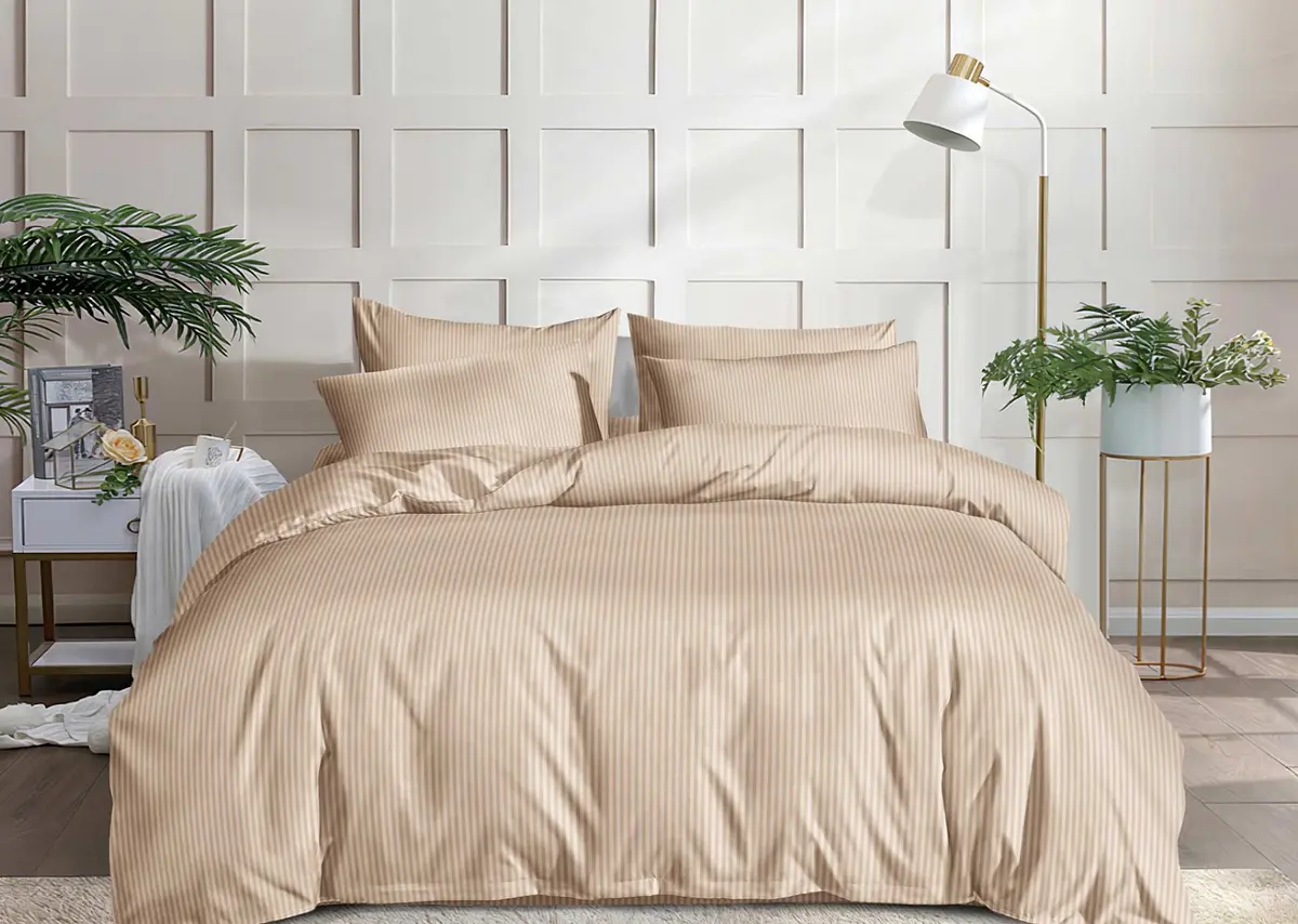 

Постельное белье  (4 нав, Бежевый