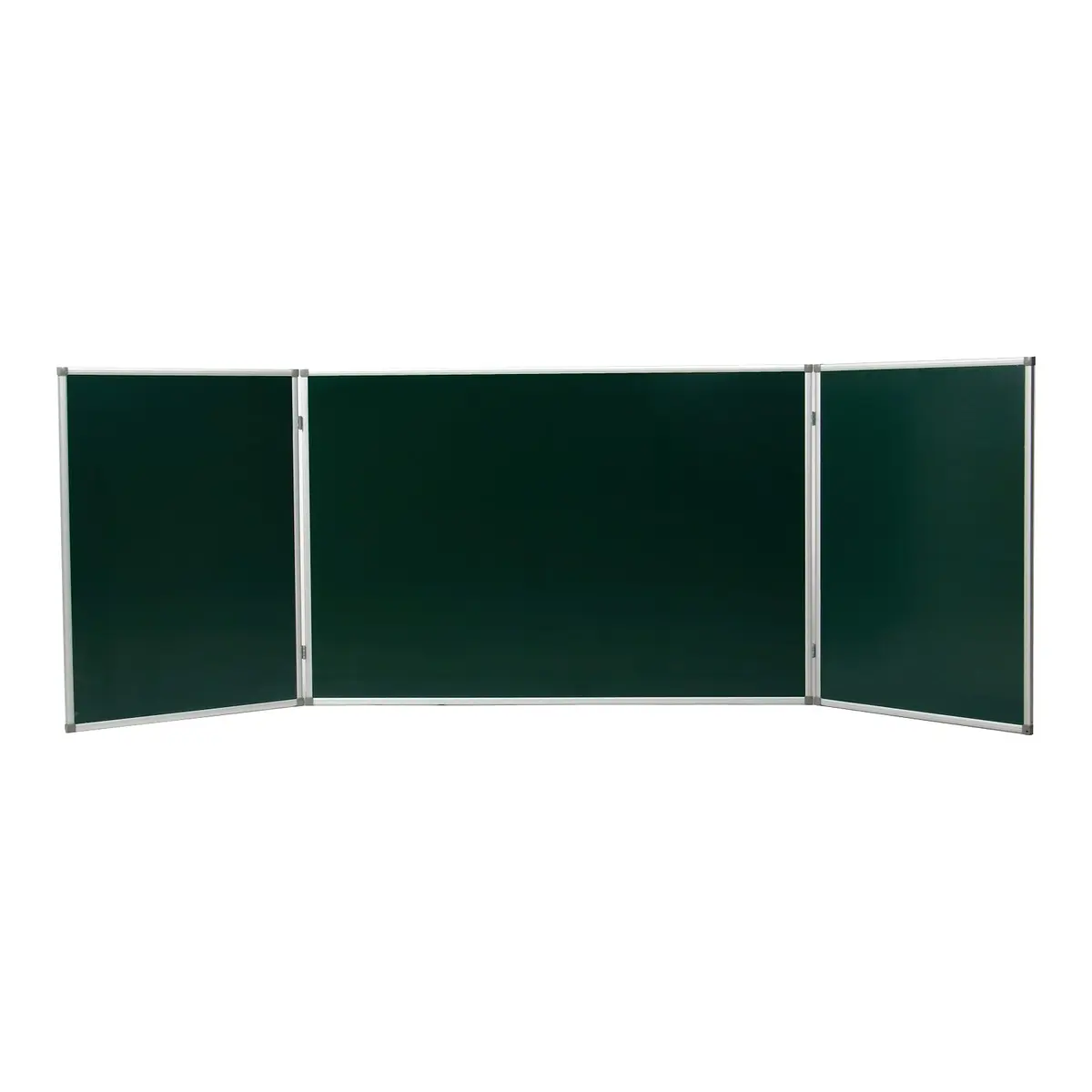 

Доска магнитно-меловая, calligrata, 300×100/100×75×2, трехсекционная, в алюминиевой рамке, Зеленый