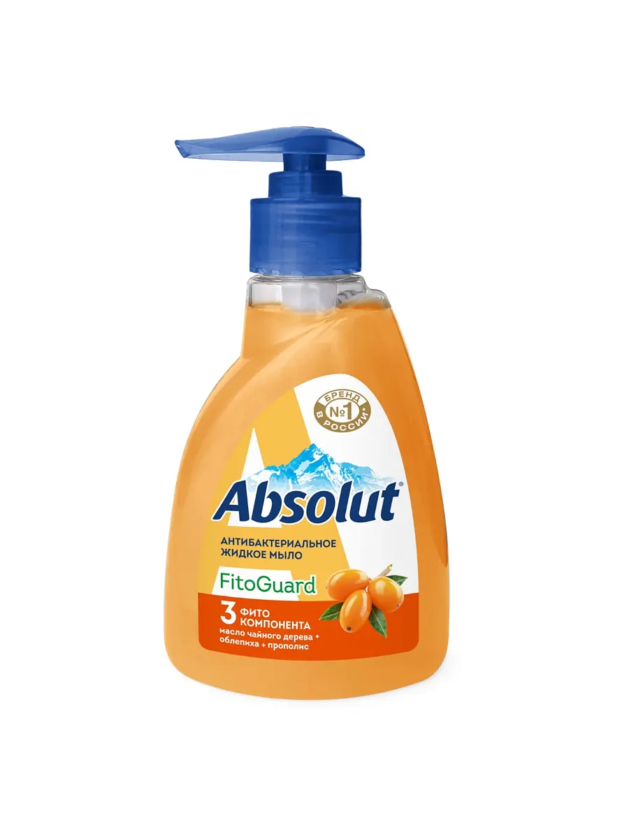 

Жидкое мыло absolut fitoguard облепиха, 250 мл, Оранжевый