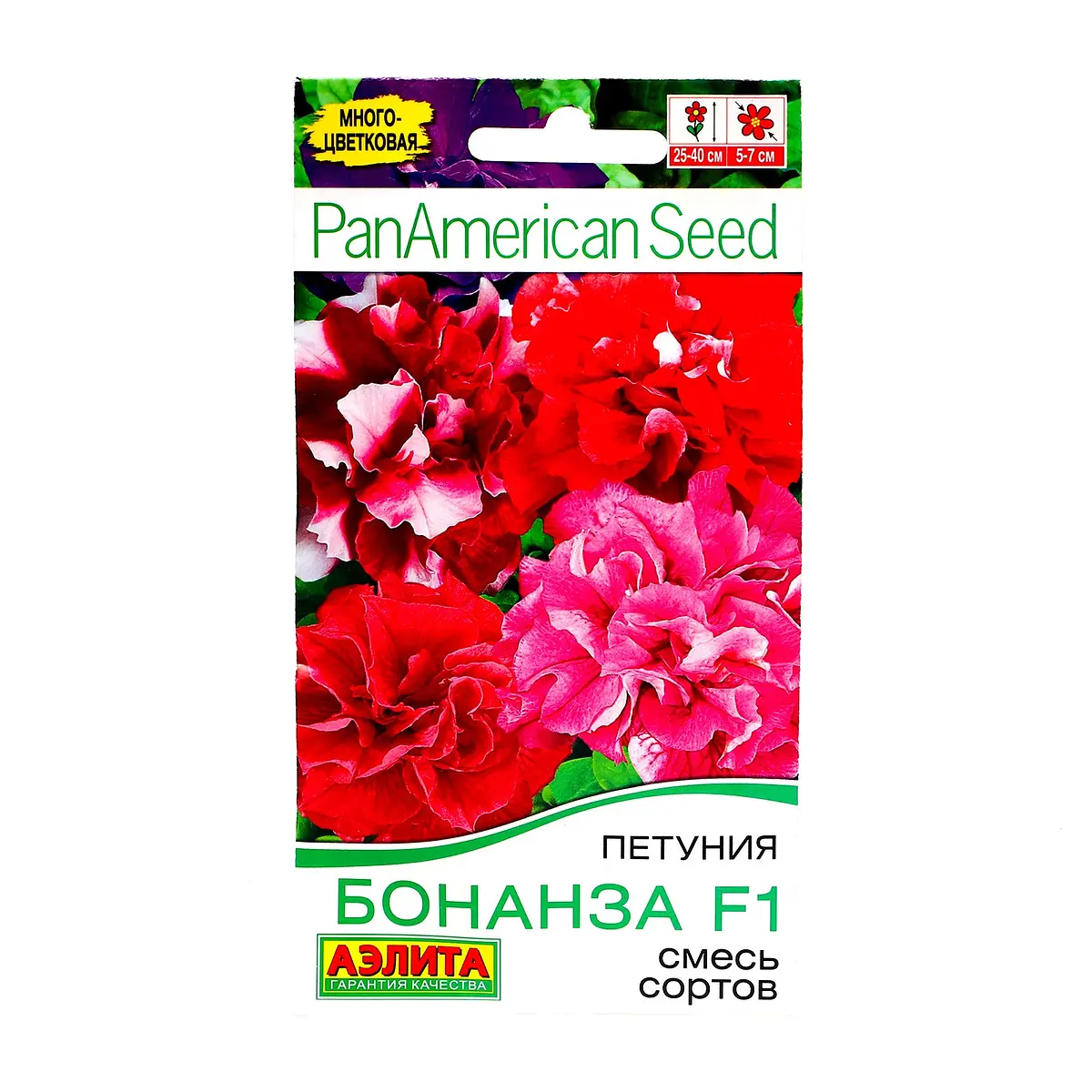

Семена цветов петуния бонанза f1, обильноцветущая махровая, смесь окрасок, 5 шт, Микс