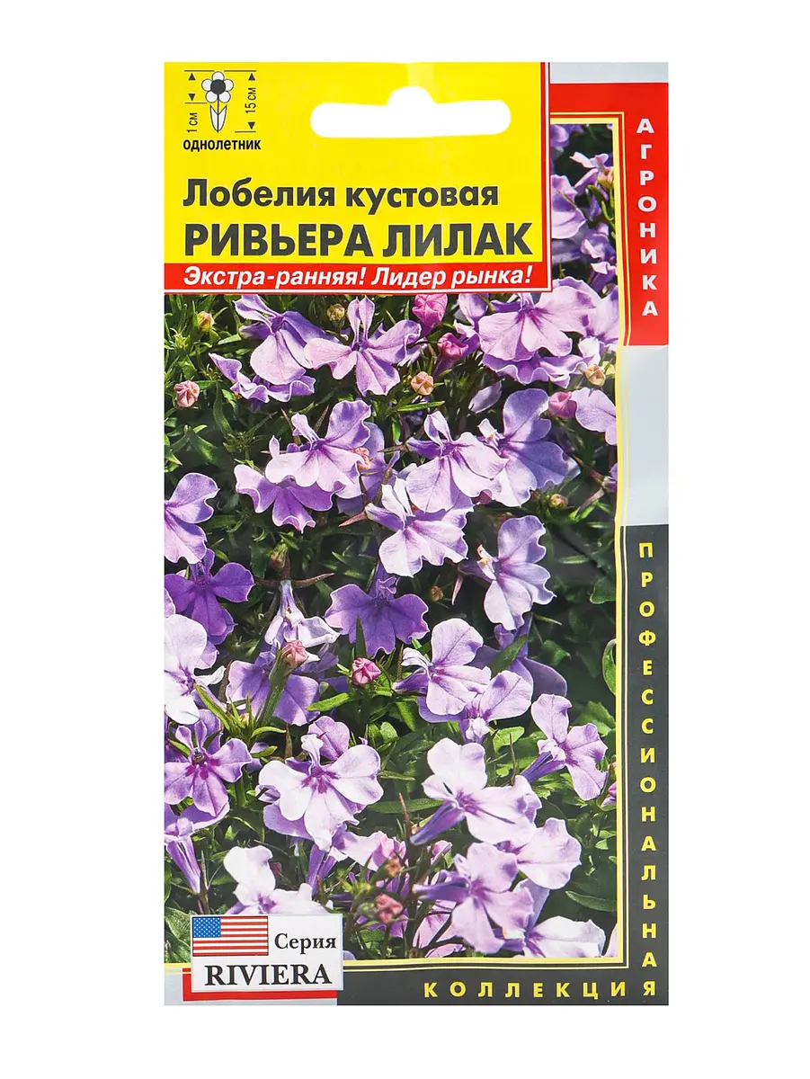 

Семена цветов лобелия кустовая, Розовый