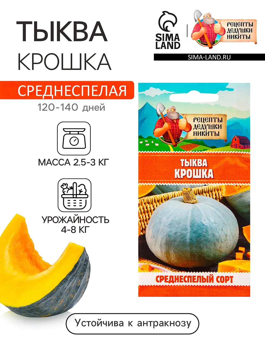 

Семена тыква