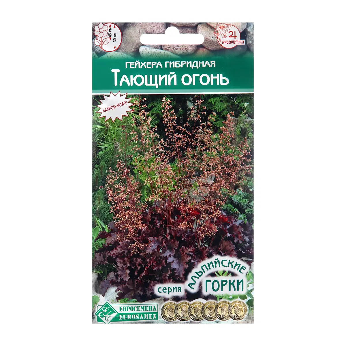 

Семена цветов гейхера гибридная, Бордовый
