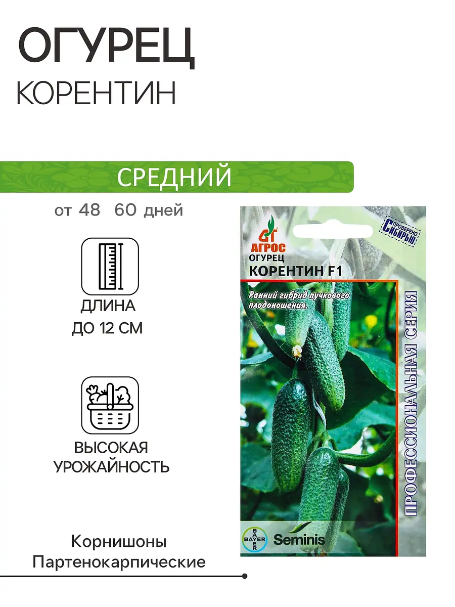 

Семена огурец f1