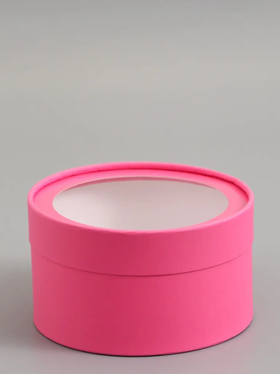 

Подарочная коробка, сливовая, завальцованная с окном, 18 х 10 см