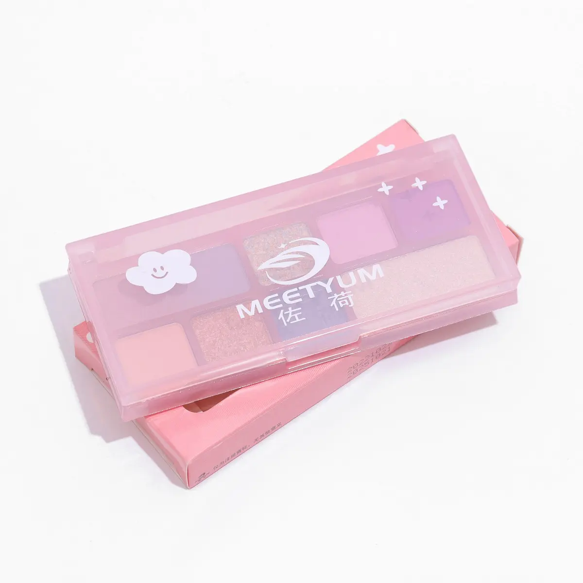 

Палетка теней для век crystal journey, 8 цветов, Розовый;коричневый;бежевый