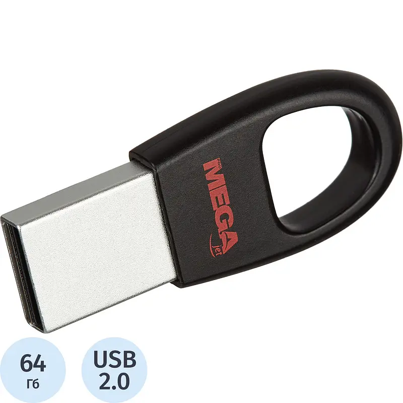 

Флешка USB 2.0 64 ГБ ProMega jet NTU328U2064GB, Черный