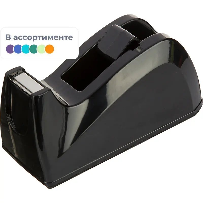 

Диспенсер для клейкой ленты Deli E814 пластиковый (максимальная ширина ленты 18 мм), В ассортименте