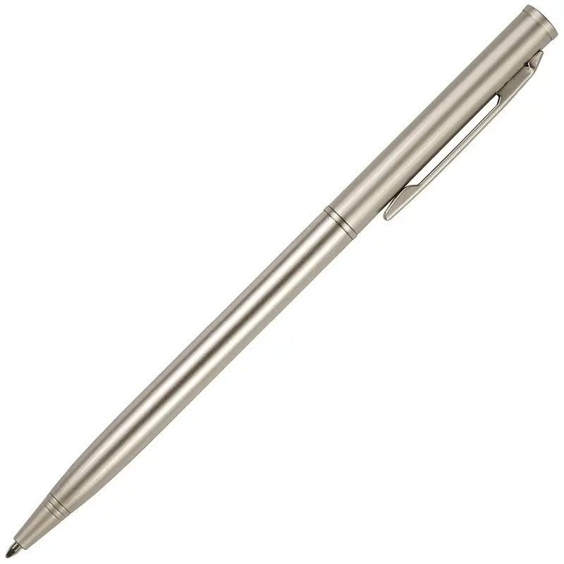 

Ручка шариковая автоматическая Palermo синяя (толщина линии 0.5 мм, корпус золотистый)