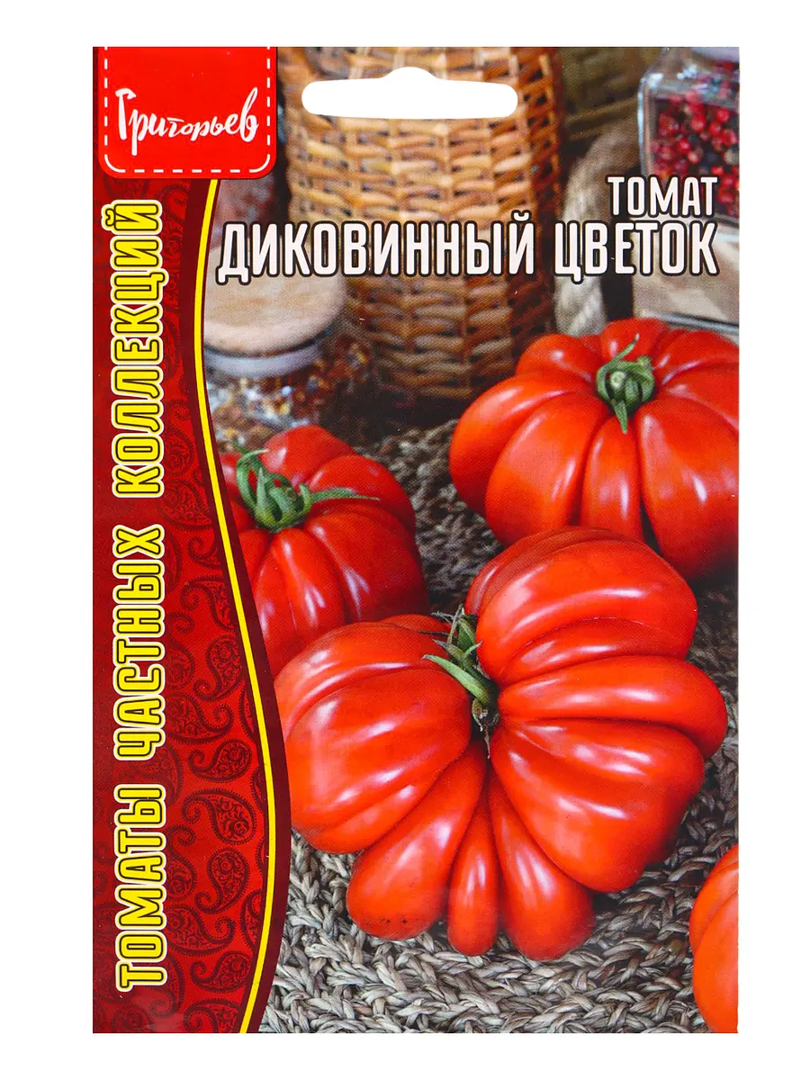 

Семена томат диковинный цветок 10шт. 12.29 г., Красный