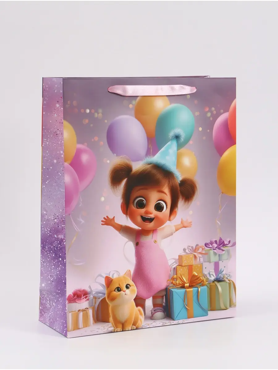 

Пакет подарочный, Фиолетовый