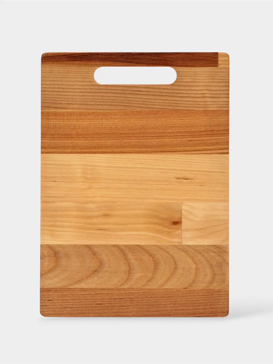 

Доска разделочная, 25×18×1.8/1.6 см, дерево береза, пропитана маслом, бежевая, Бежевый