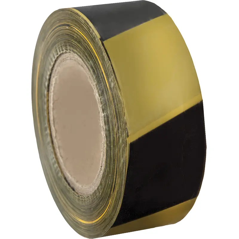 

Лента оградительная желтая/черная 50 мм х 250 м, Желтый/черный