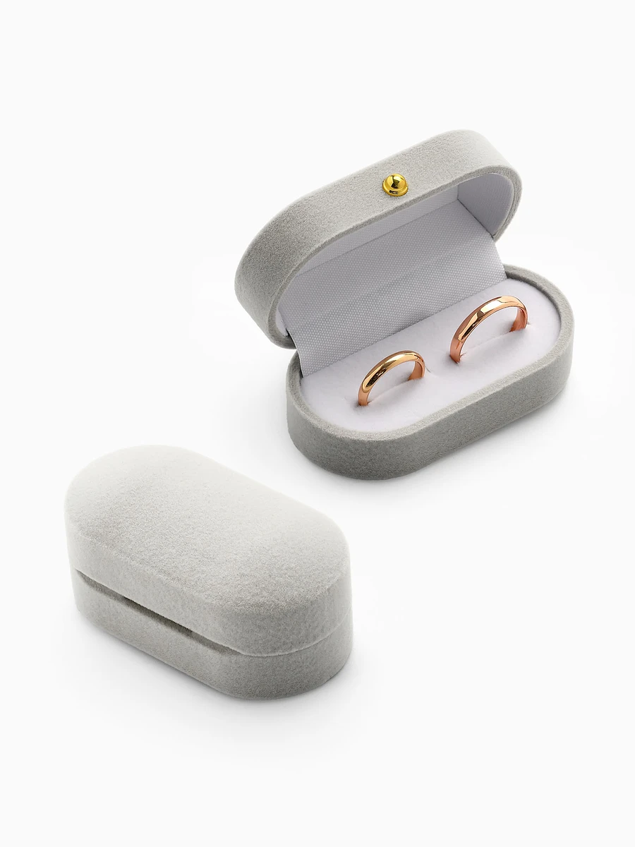 

Футляр под серьги, кольца,, Серый