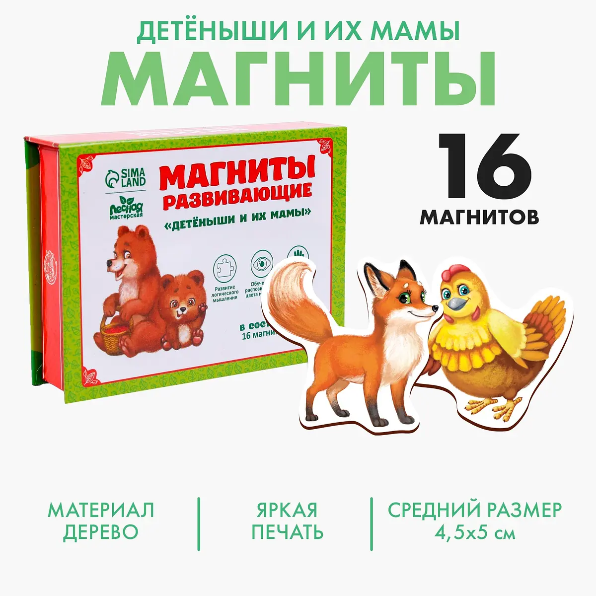 

Развивающие магниты