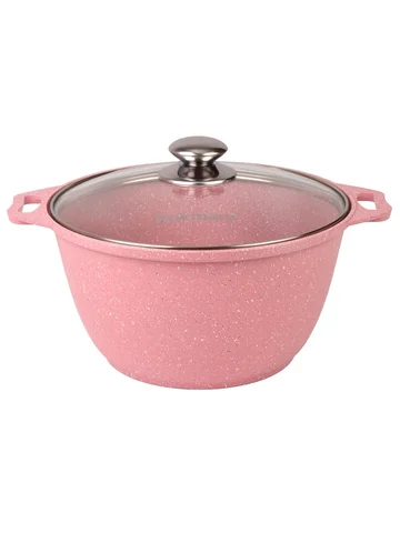 Кастрюля литая 4,0л стеклянная крышка