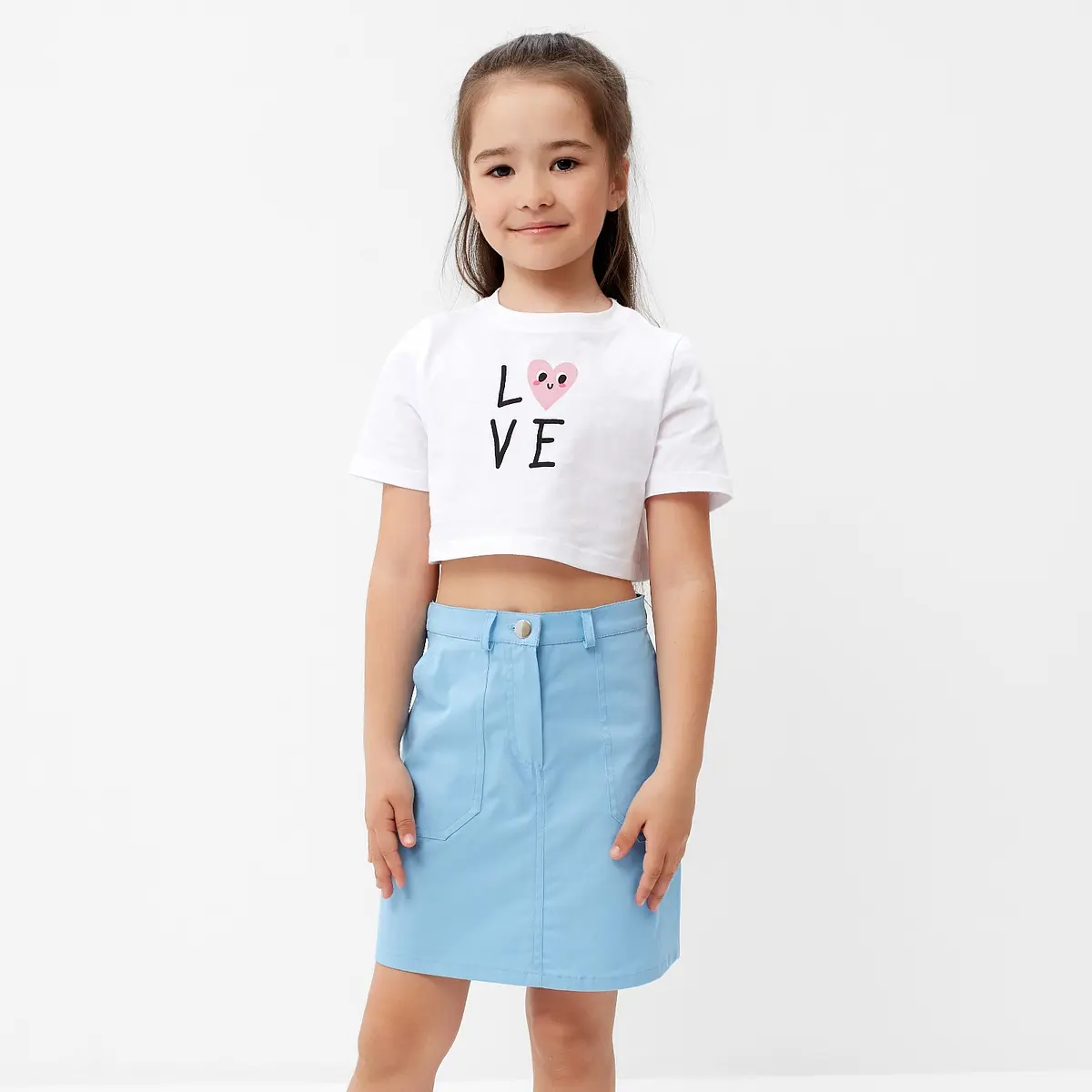 

Юбка, Голубой