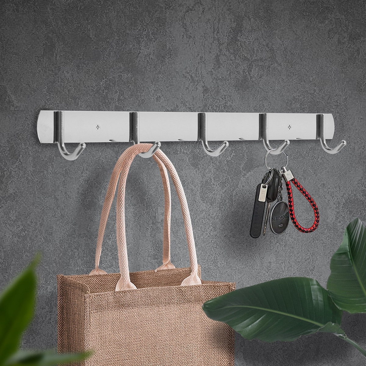 

Вешалка cappio cvp002, металлическая, пятирожковая, цвет хром, Серебристый;хром