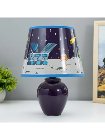 Настольная лампа с абажуром risalux