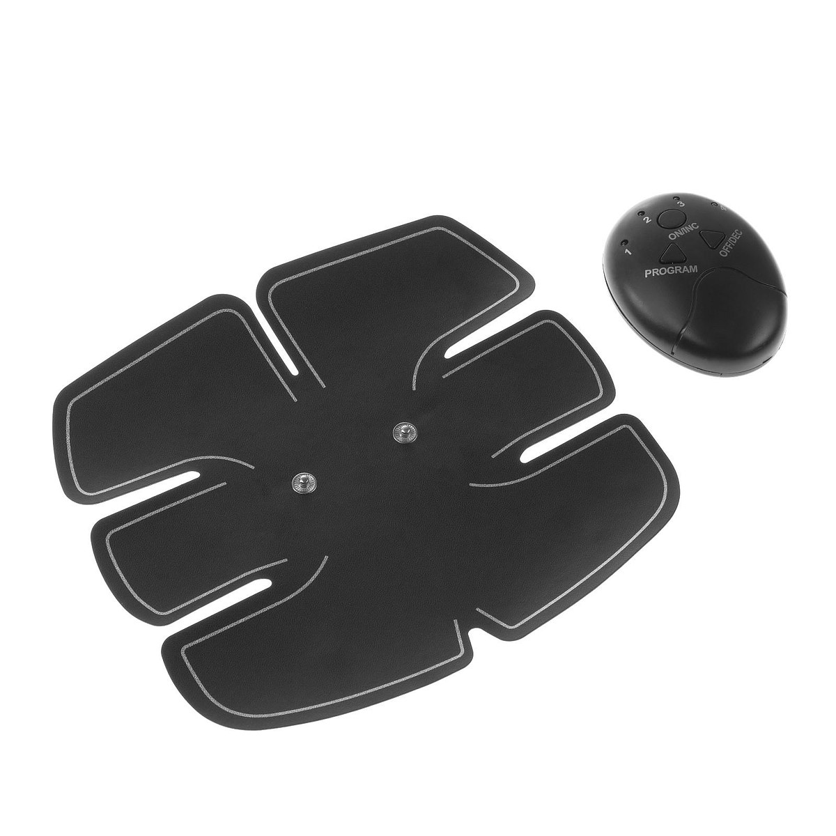 

Массажер для пресса luazon lmz-052, 6 режимов, батарейки 2хааа (не в комплекте), черный