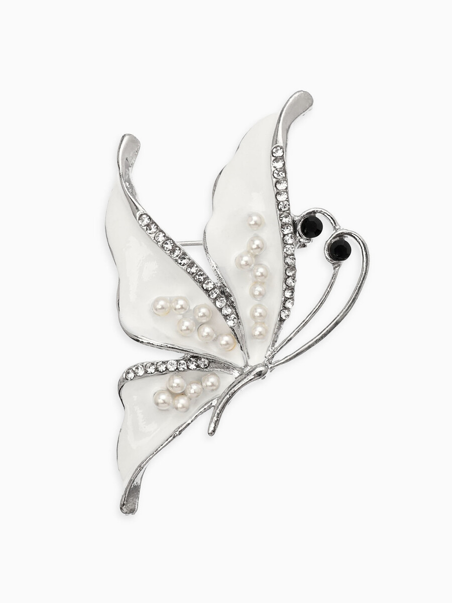 

Брошь, Белый