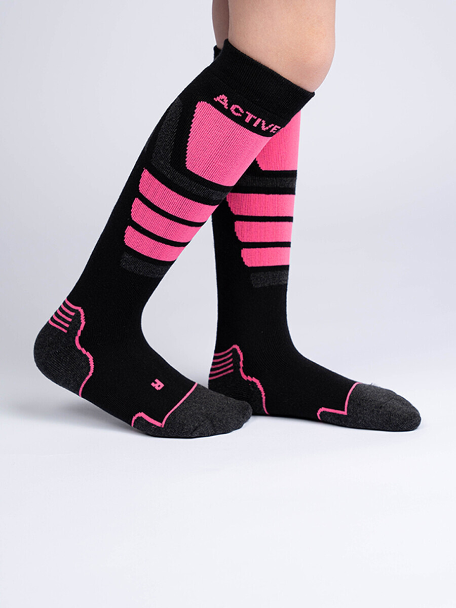 

Термоноски трикотажные, Розовый;черный;серый;фуксия