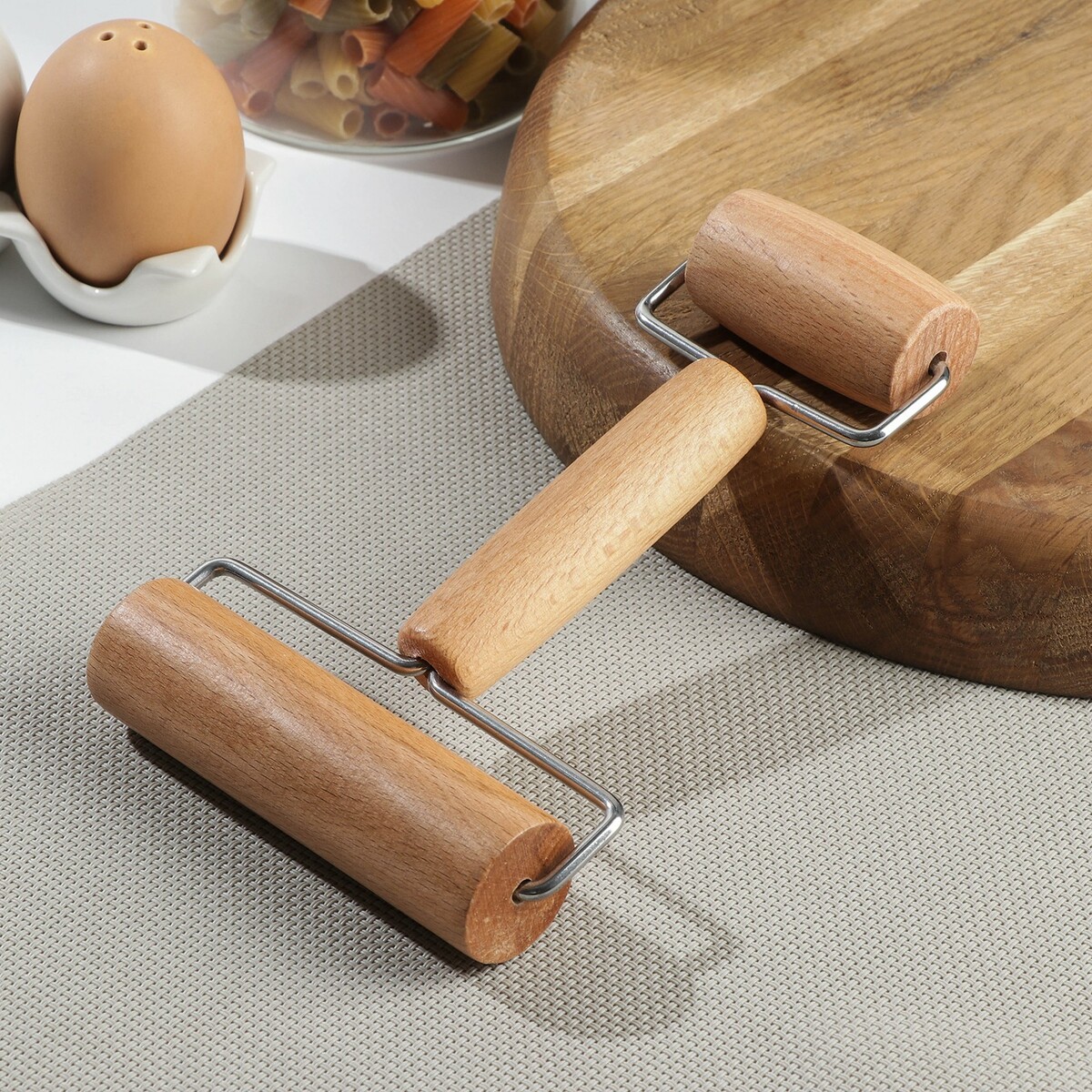 

Валик для раскатки теста доляна, Коричневый