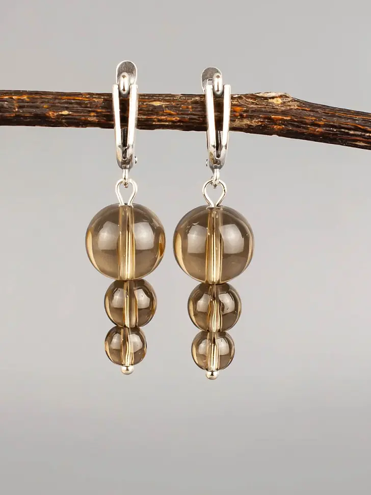 

Серьги, Коричневый