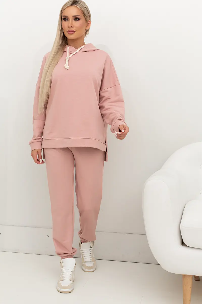 

Костюм, Розовый;пудровый