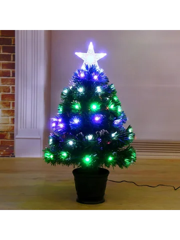 Искусственная елка с гирляндой led насто