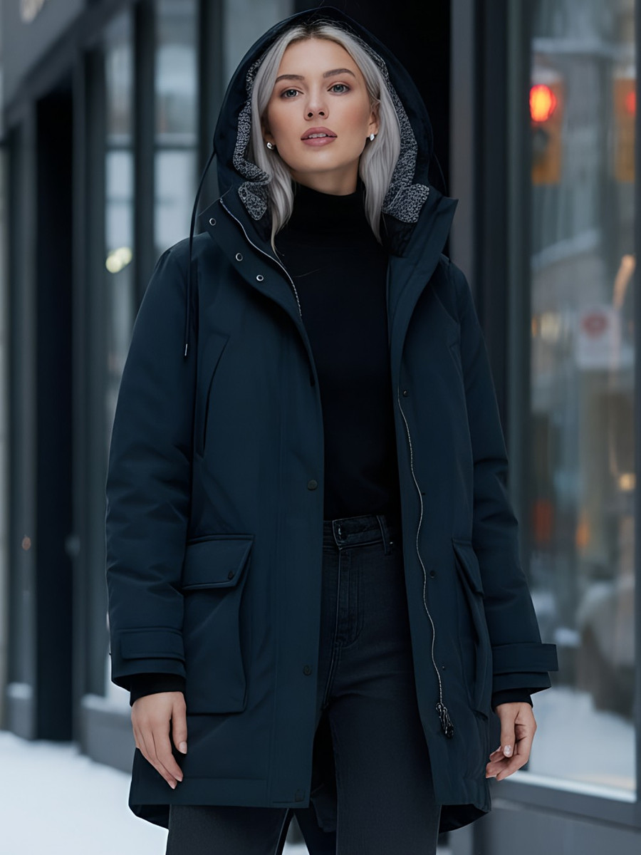 

Парка, Синий;темно-синий