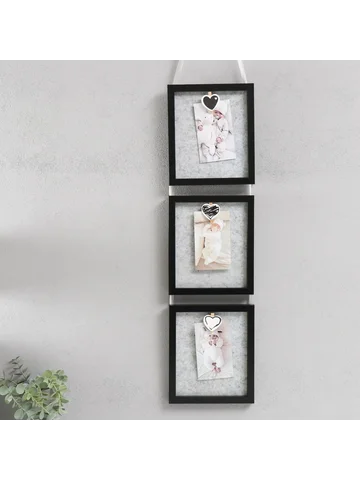 Фоторамка пластик набор на 3 фото