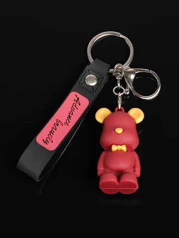 Брелок для ключей cartage, мишка, 9.6×2.