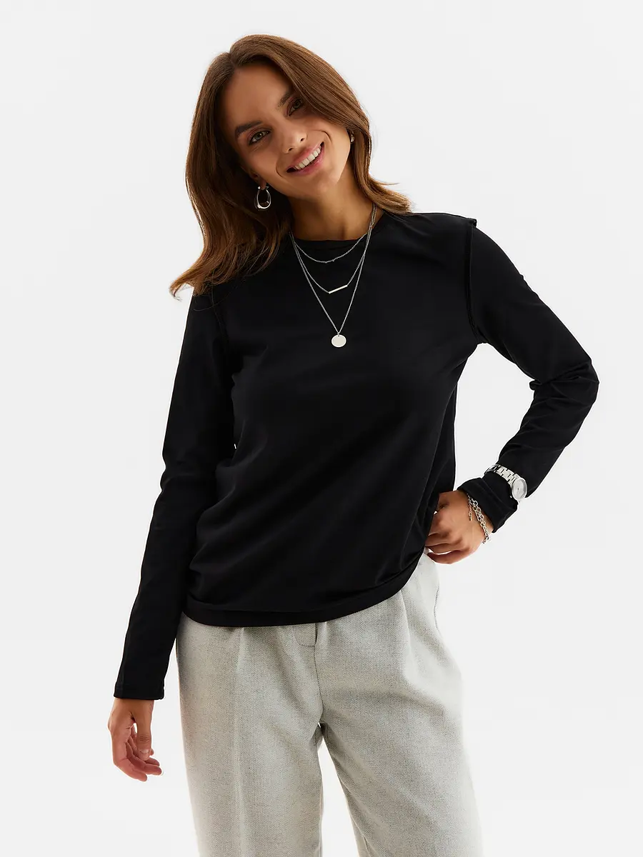 

Лонгслив, Черный