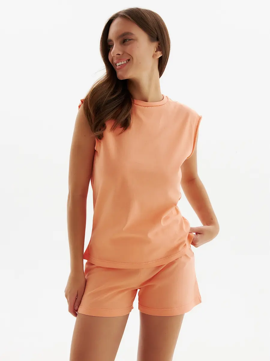 

Пижама майка шорты, Оранжевый