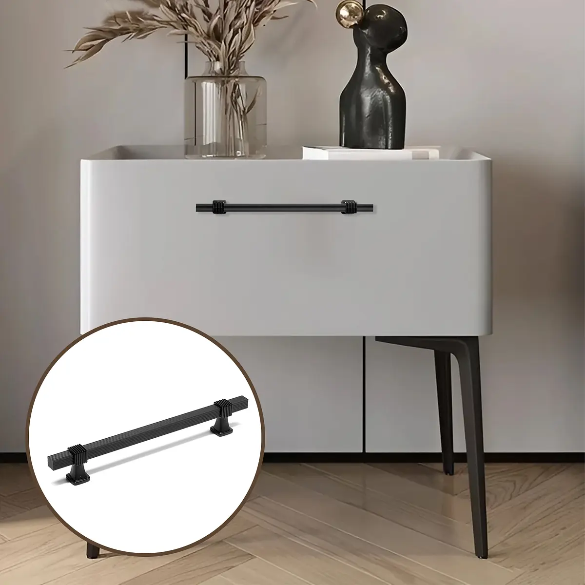 

Ручка-скоба cappio rsc105, алюминий, м/о 160 мм, цвет черный